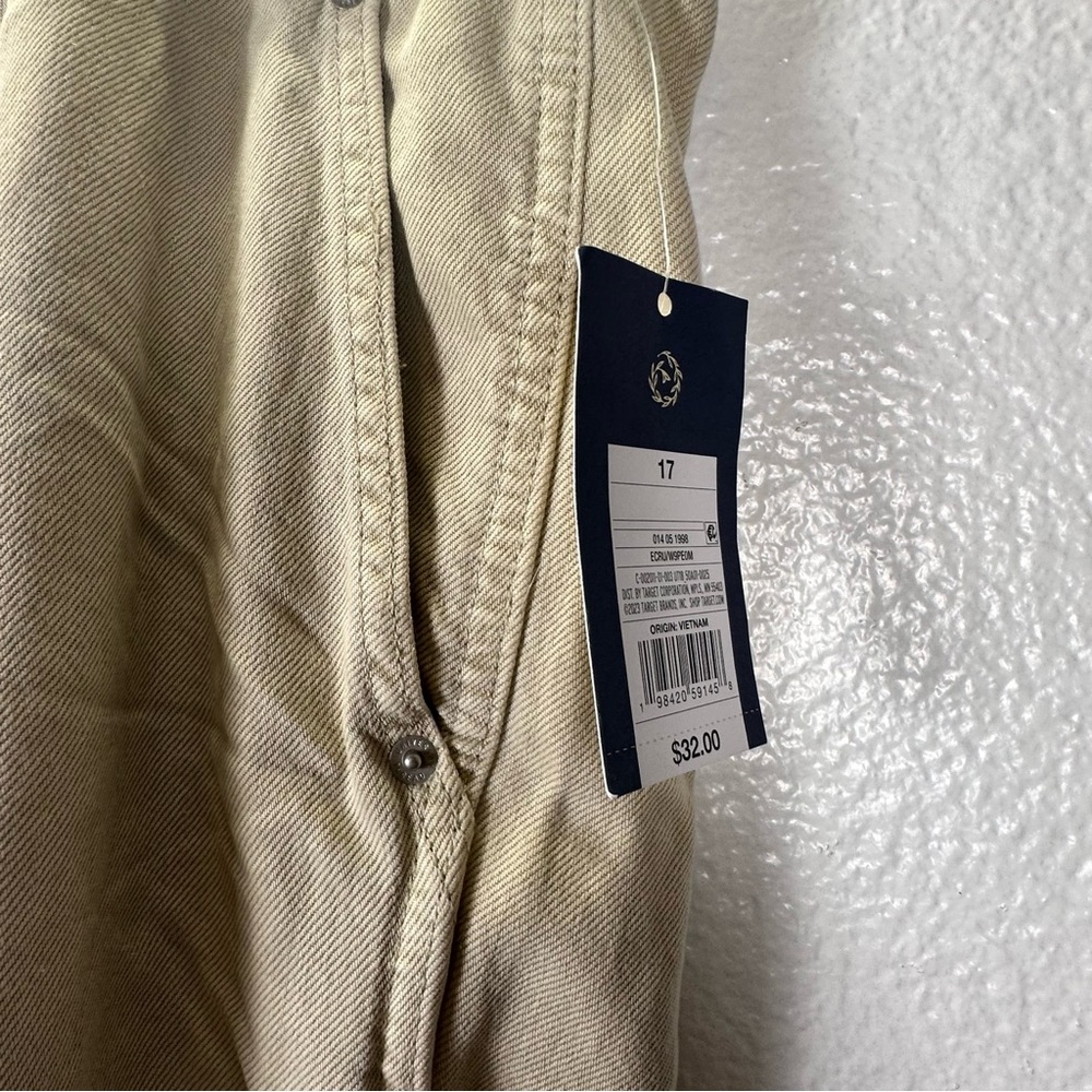 Universal Thread Women's Light Tan Cropped Pants - Picture 2 of 8